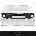 Front Bumper Face Bar for Ford F-150 (2009–2014) - Primered Black, Fog Light Holes