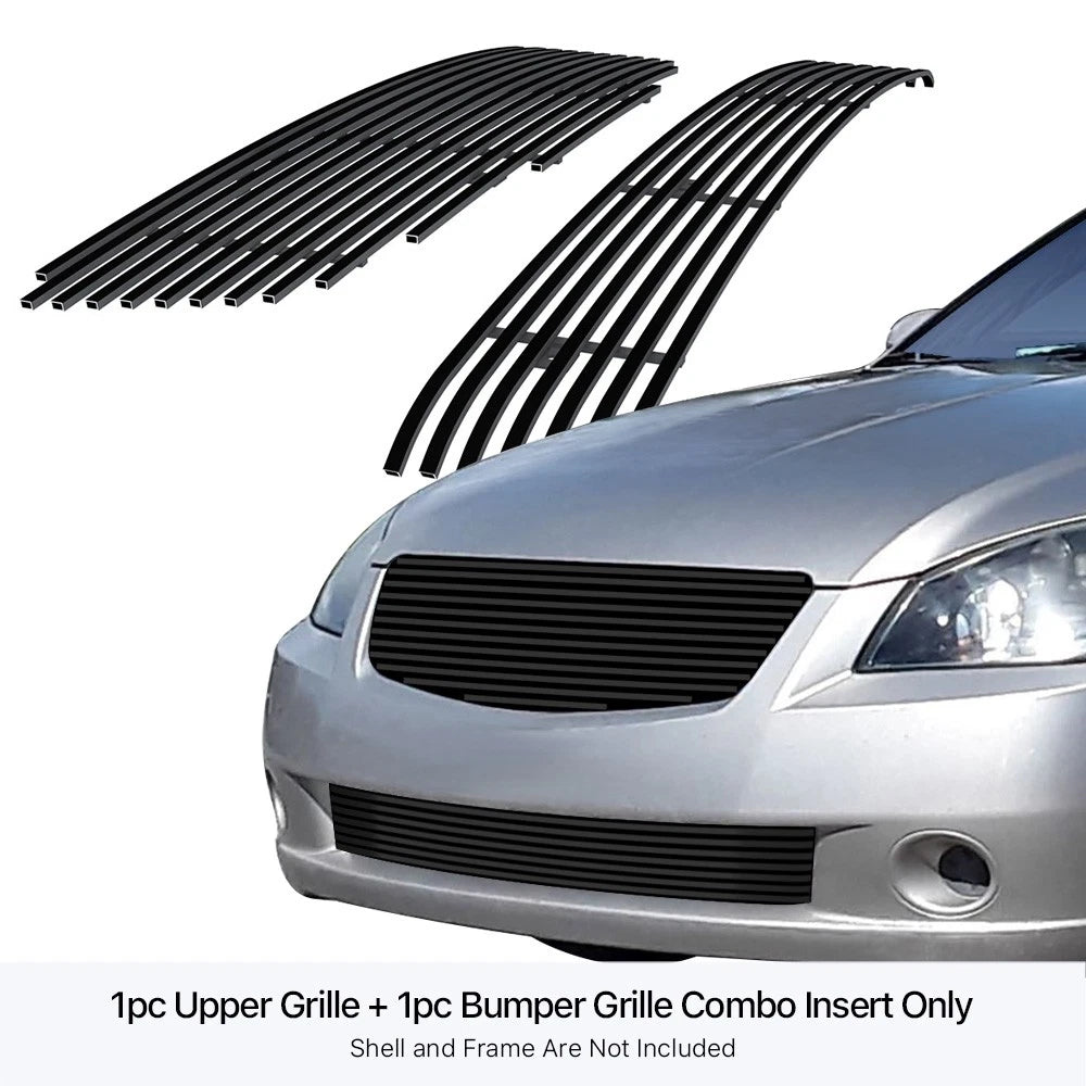 Billet Grille Insert Combo for Nissan Altima (2005-2006)