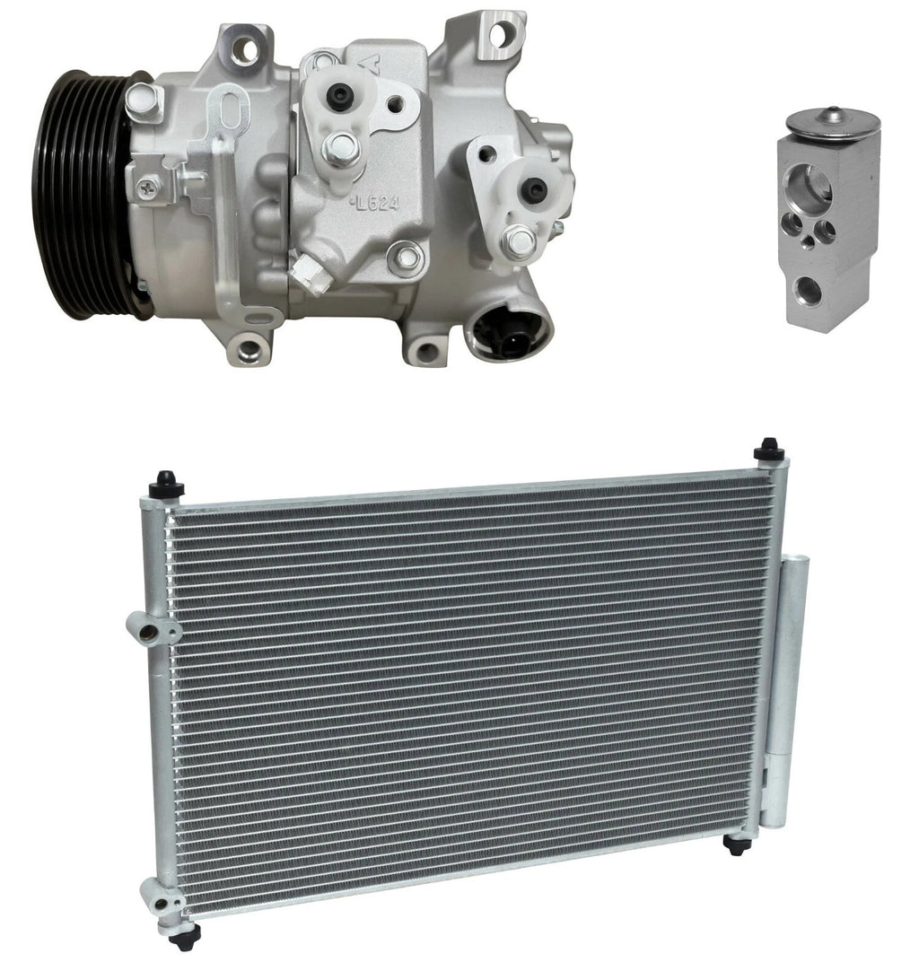 AC Compressor Kit With Condenser for Scion xB 2.4L (2013–2014)