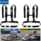 4 Point Racing Seat Belt Harness for Universal Fit ATV UTV Go-Kart