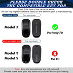 Smart Remote Key Shell Case for Tesla Model X (2016-2023)