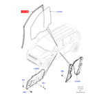 Door Glass Run Channel for Land Rover Discovery Sport (2015–2023)