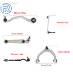 12X Front Control Arms + Ball Joints + Sway Links + Tie Rods for BMW X6 (2007–2013)