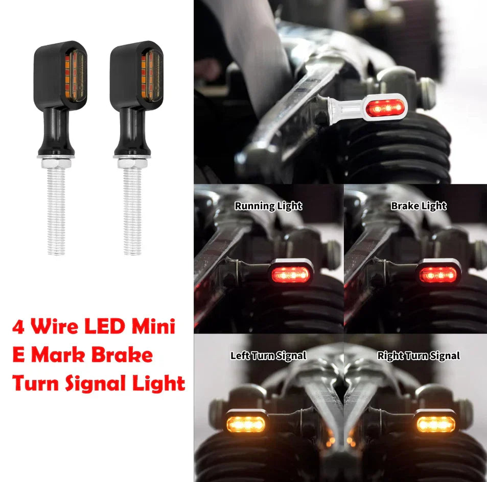 LED Mini Turn Signal Lights for Harley Dyna (2006-2023)