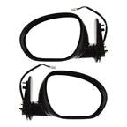 Mirror Set for Nissan Cube (2009–2014) Textured Black Heated