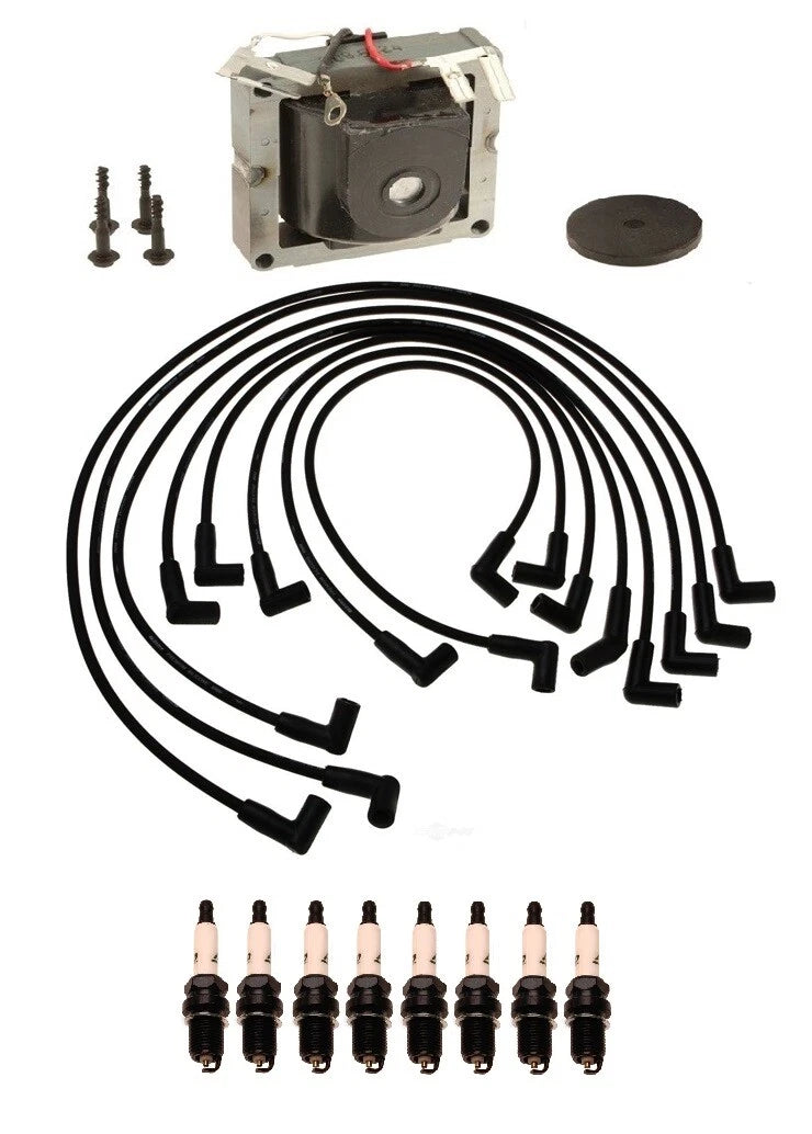 Ignition Wires & Spark Plugs Kit for Chevy Corvette 5.7L V8 (1988–1991)