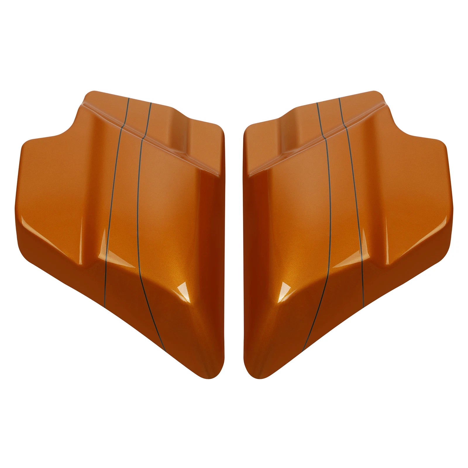 Side Covers Fairings for Harley Touring Road Glide (2009–2024) Amber Whiskey