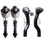 Set of 4 Front Inner & Outer Tie Rods for Nissan Frontier (2005–2019)