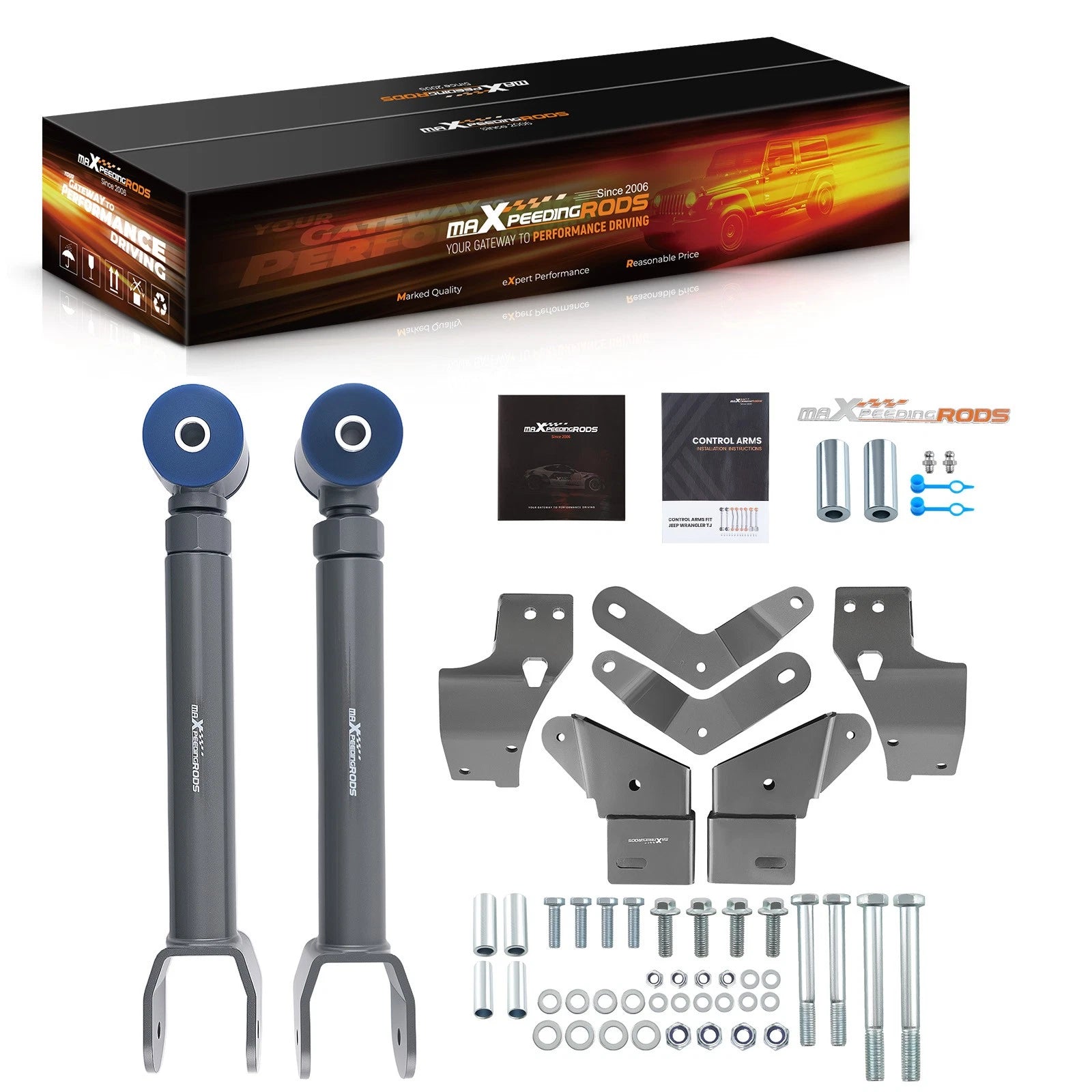 Front Control Arm Drop Bracket Kit for Jeep Cherokee (1984–2001)