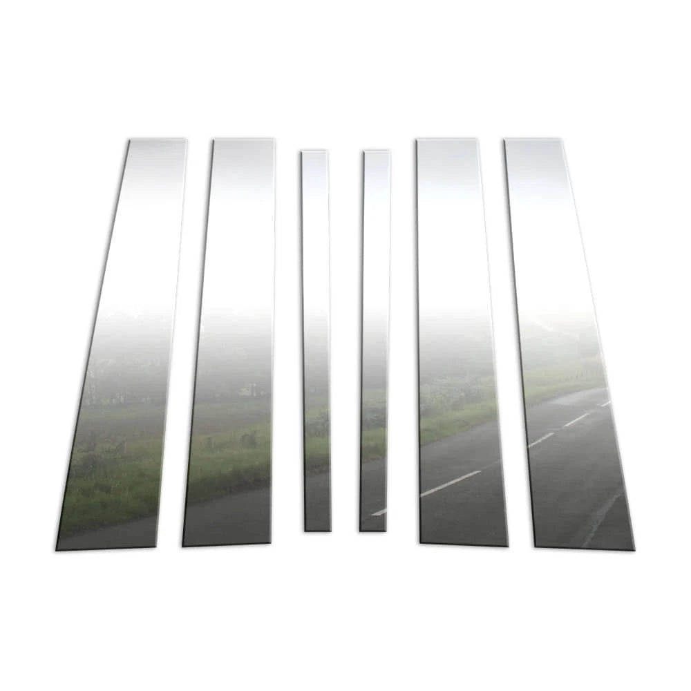 Pillar Post Covers for 2007-2015 Lincoln MKX (Stainless Steel 6pc)