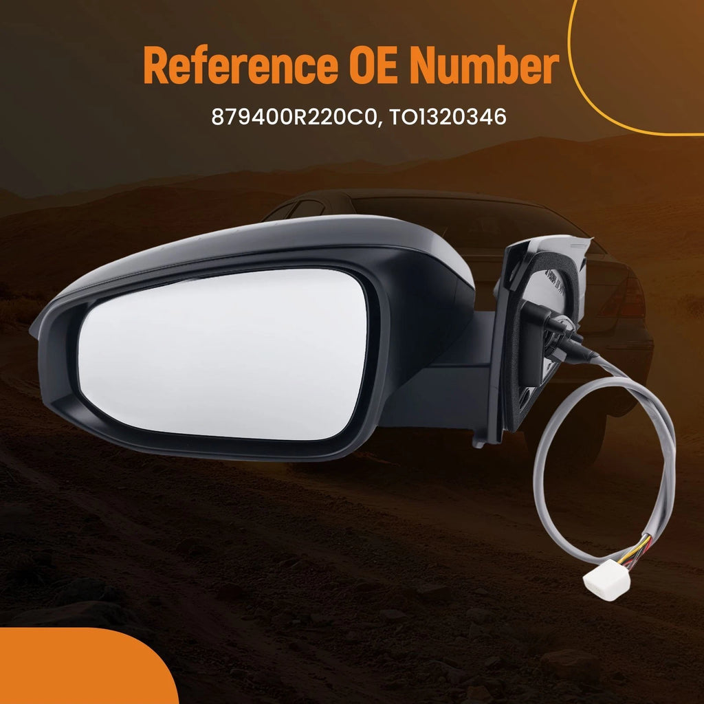 Driver Rear View Mirror for Toyota RAV4 XLE (2016–2018) 879400R220C0 Signal