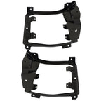 Set of 2 Front Bumper Headlight Brackets for Chevrolet Silverado 1500 (2016-2018)
