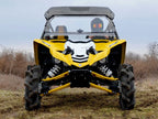 SuperATV Heavy Duty Scratch Resistant Flip Windshield for Yamaha YXZ (2016–2018)