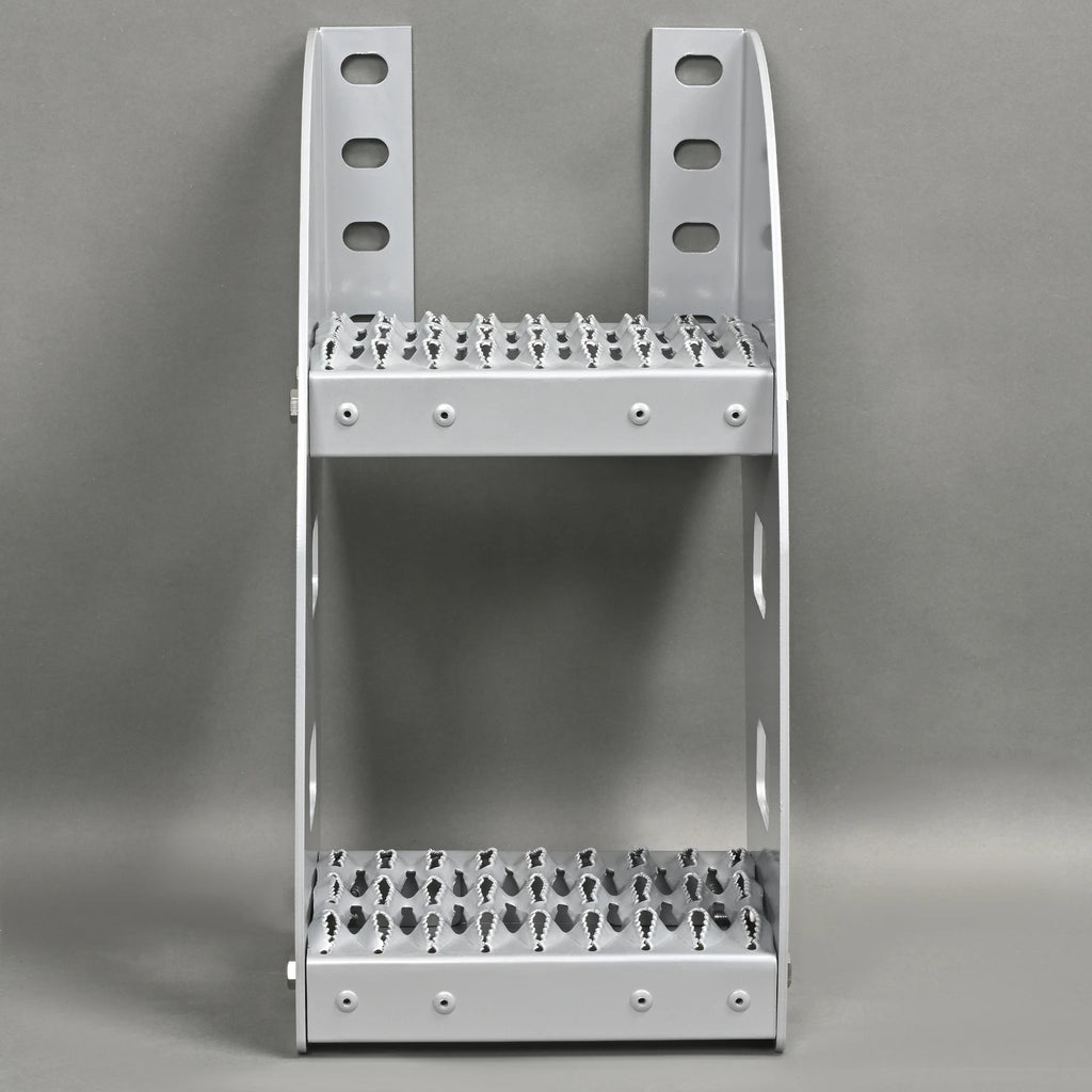 10" Side Step for Peterbilt Semi Truck (Frame Mounted, Aluminium)
