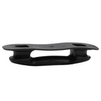 Rubber Grab Handle Rail for Dinghy Raft Boat (24x9cm) Black/Grey