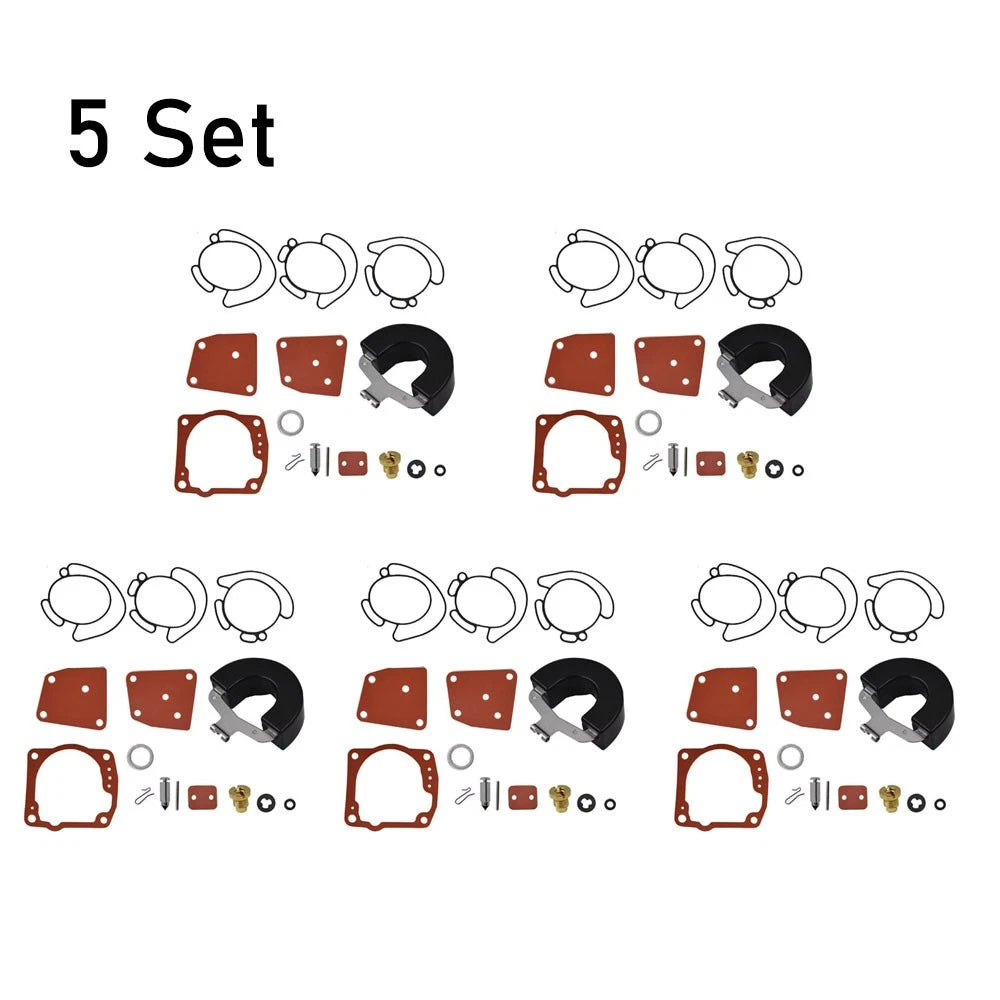 Set of 5 Carb Gasket Kit for Johnson Evinrude (1990–175 HP) 438996 436852