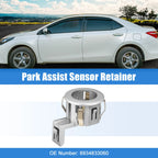 Parking Sensor Retainer Holder for Toyota Sienna (2011–2017) Silver Tone