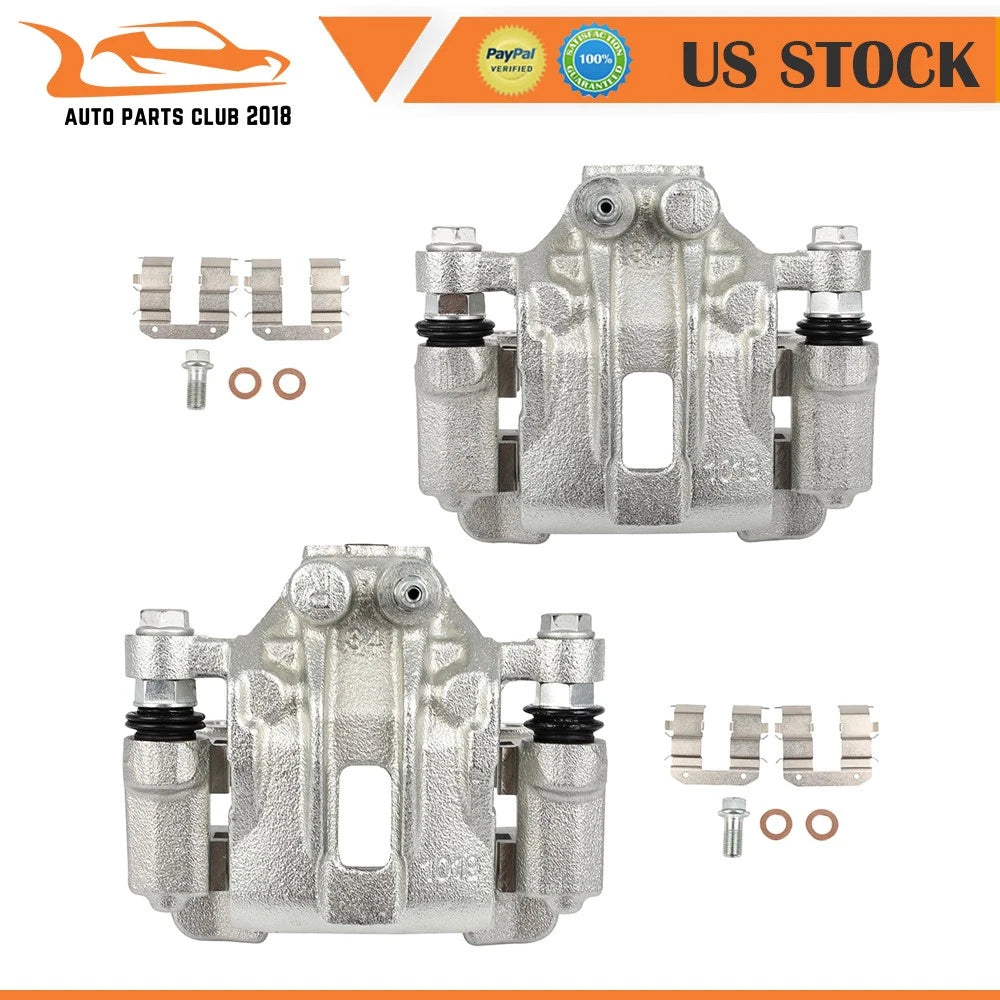Set of 2 Rear Brake Calipers w/ Bracket for Hyundai Tucson (2010–2015)