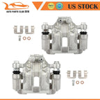 Set of 2 Rear Brake Calipers w/ Bracket for Hyundai Tucson (2010–2015)