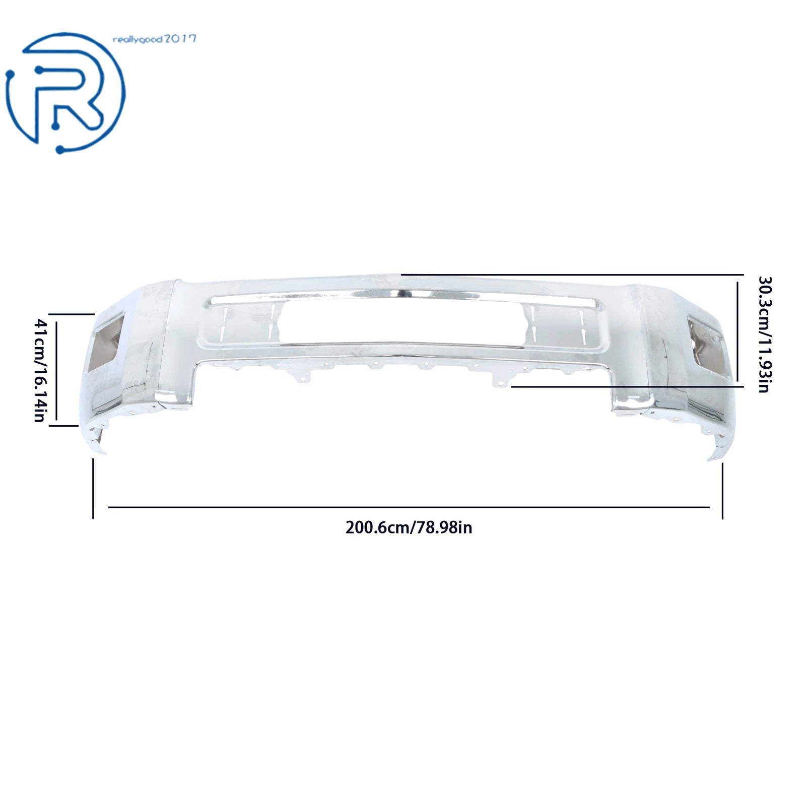 Split Front Bumper for Chevy Silverado 2500 3500 (2015-2019)