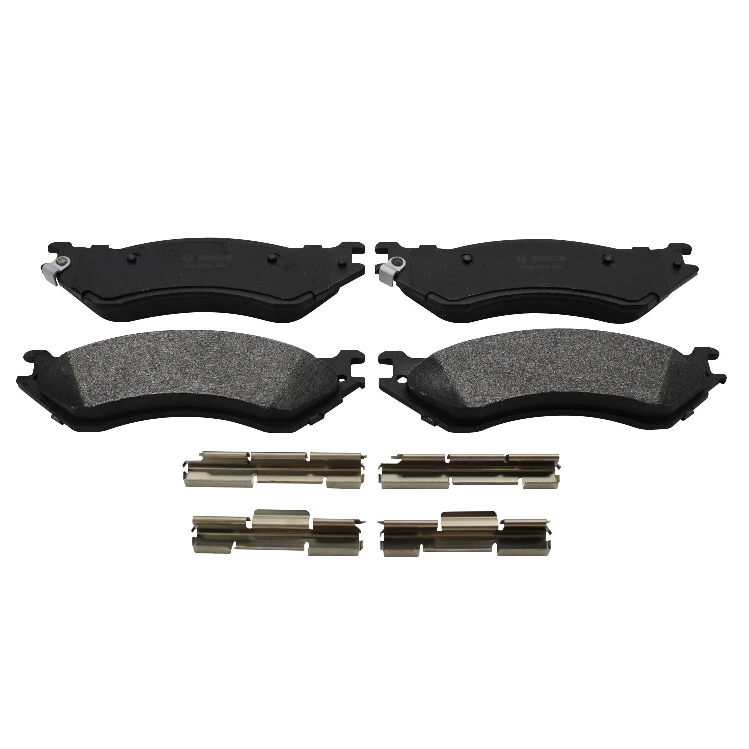 Set of 4 Bosch QuietCast Rear Semi-Metallic Brake Pads for Dodge Ram 1500 2500 (2002–2023)