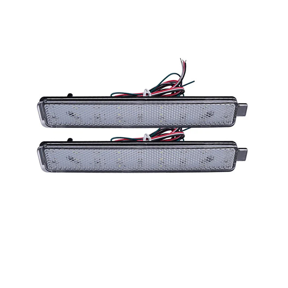 Clear 2-Color LED Rear Bumper Reflector Light for Cadillac CTS Torrent