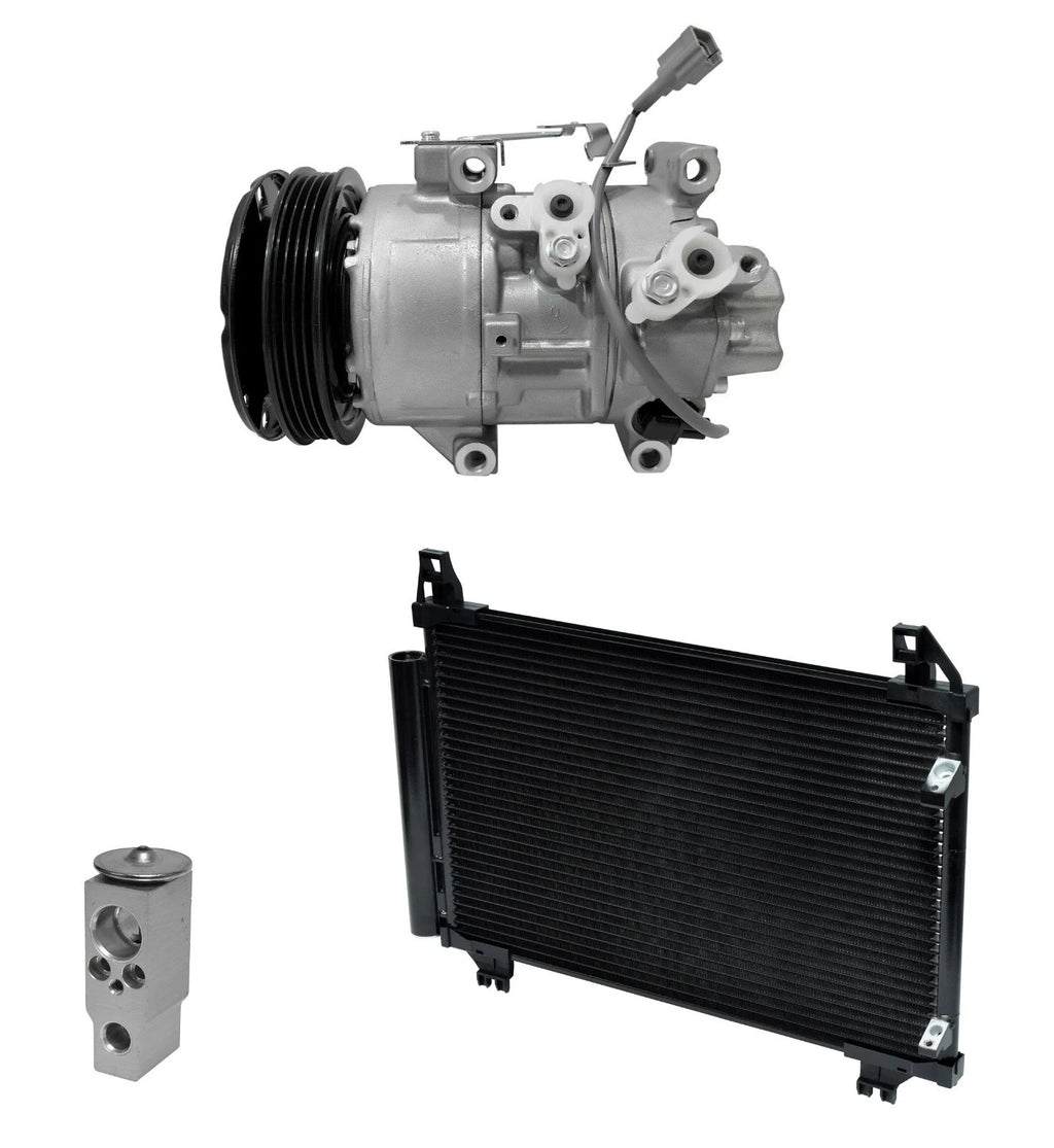 AC Compressor Kit With Condenser for Toyota Yaris 1.5L (2006–2008)
