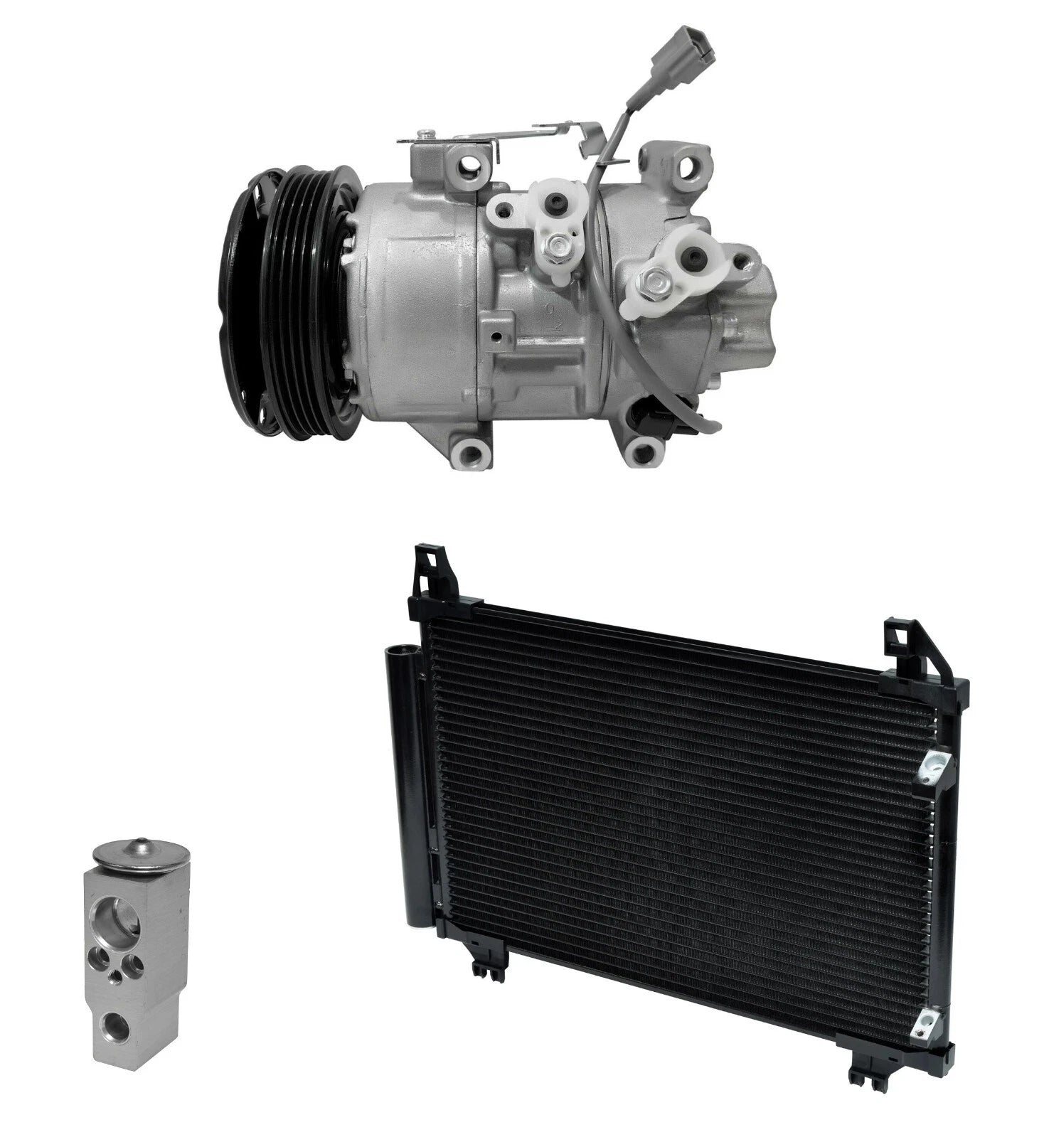 AC Compressor Kit With Condenser for Toyota Yaris 1.5L (2006–2008)