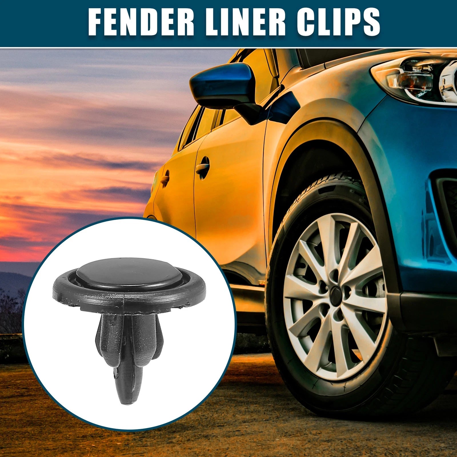 20 Pcs Fender Liner Clips No. 90467-07214/90467-A0037 for Toyota Avalon (1995–2020)