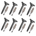 8PCS Ignition Coil + 8PCS Spark Plug for Toyota Lexus 4.6L 4.7L 5.7L (2007–2019)