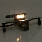 Fender Eliminator License Plate Holder Bracket with LED Tail Lights for Motorcycle