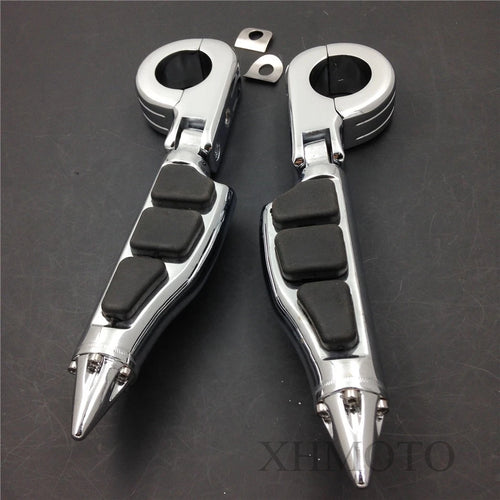 1 1/2" Highway Stiletto Foot Pegs P-Clamps for Harley Sportster (4475)