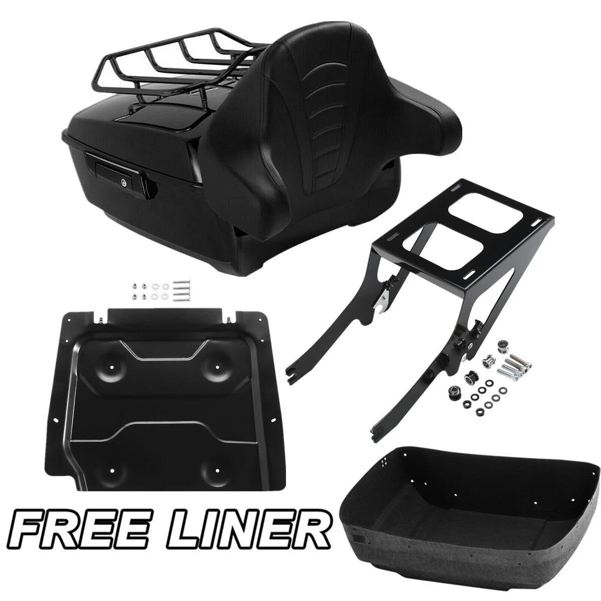 Trunk Mount Rack Base Plate Pad for Harley Heritage Classic (2018–2023)