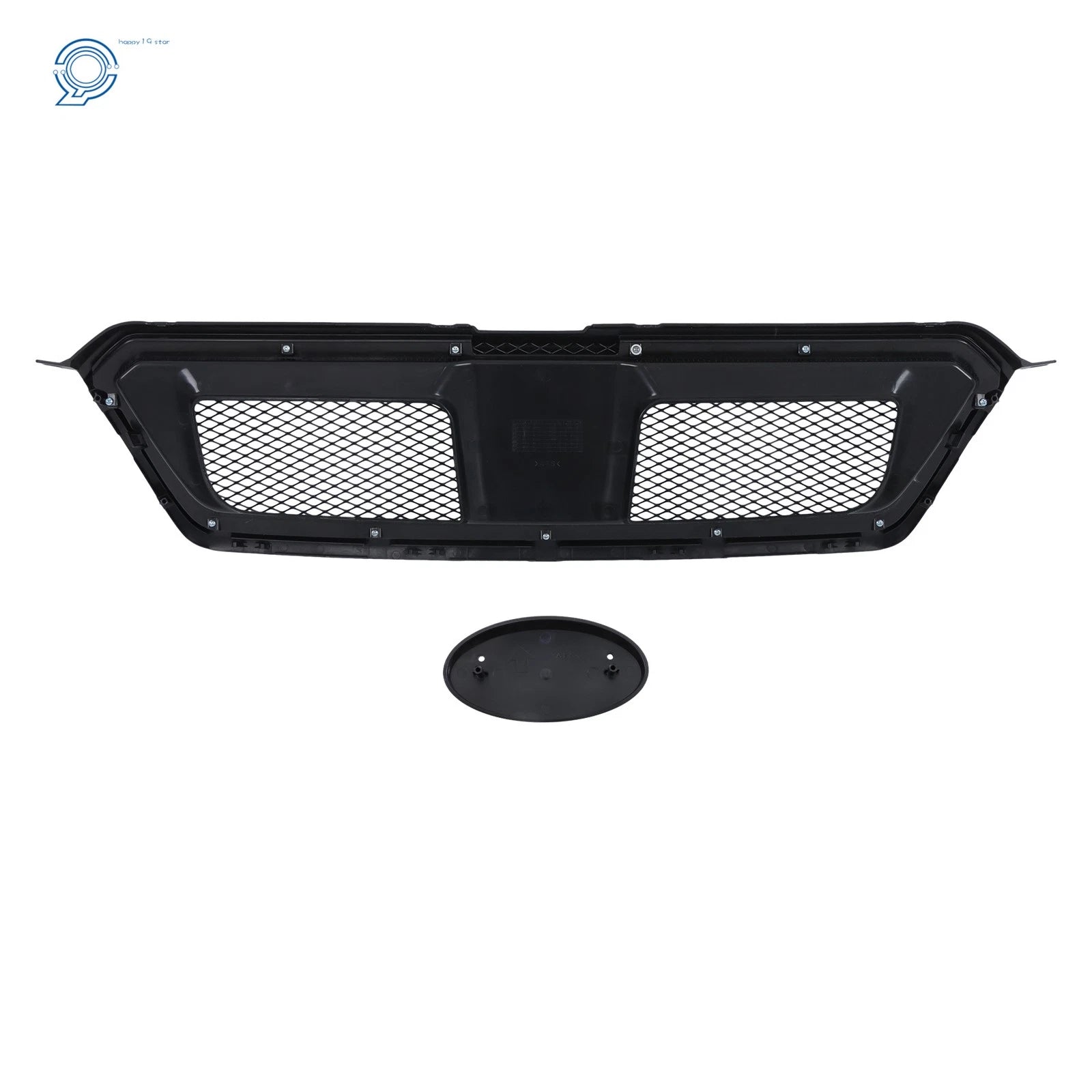 Gloss Black Front Upper Grille for Subaru Impreza Crosstrek (2012-2017)