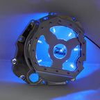 Blue LED Chrome Engine Clutch Cover for Suzuki GSXR 600 750 1000 (2001–2005)