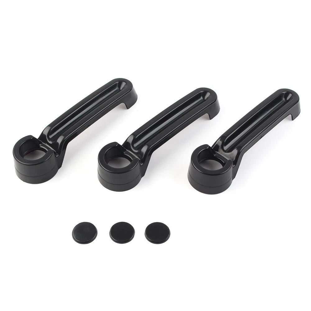 6X Exterior Door Handle Tailgate Cover Trim for Jeep Wrangler JK (2007–2017)