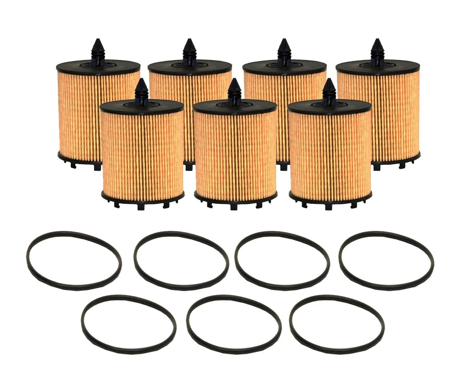 Set of 7 Engine Oil Filters for Buick Cadillac Chevy GMC Pontiac Saab