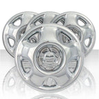 4 CHROME 17" Wheel Skins Hub Caps Tire Rim Covers For Honda CRV 07-12