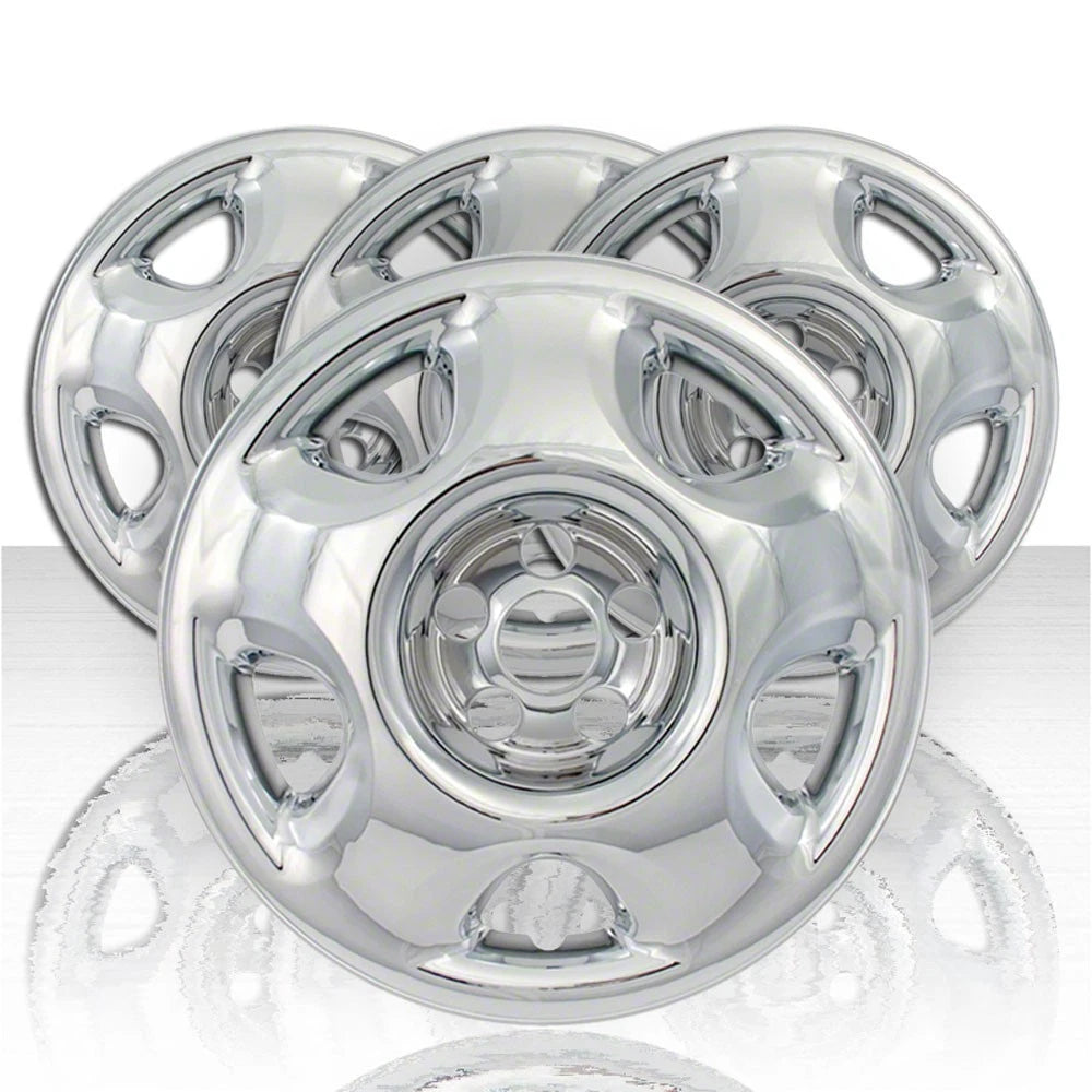 4 CHROME 17" Wheel Skins Hub Caps Tire Rim Covers For Honda CRV 07-12