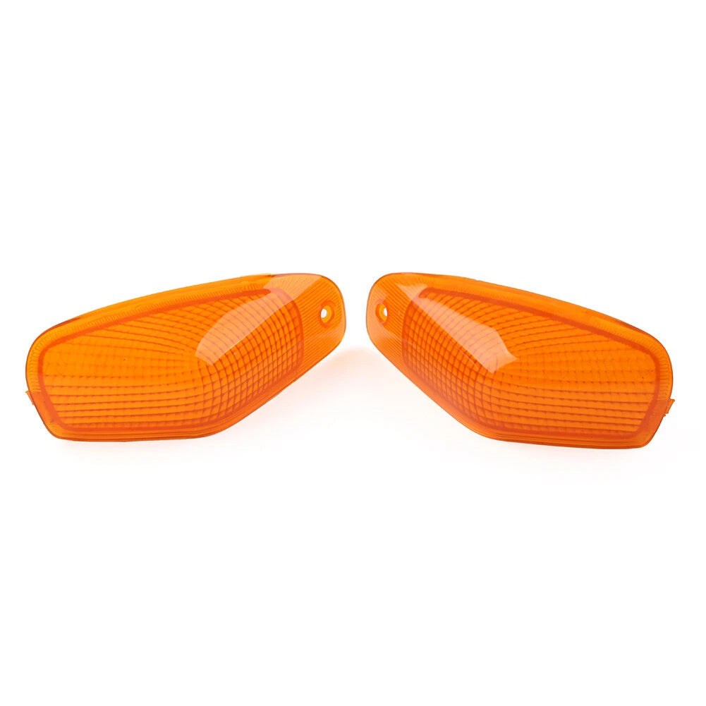 Front Turn Signal Indicator Lens Pair for Kawasaki ZZR400 (1993–2003) ZZR600 (1993–2008)