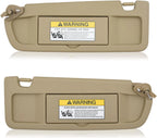 1 Pair Sun Visor for Honda Civic (2006–2011) Left & Right Beige