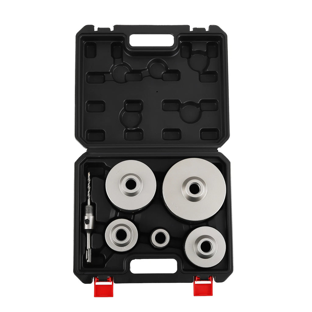 Set of 5 Heavy Duty Carbide Hole Saws for Concrete Masonry