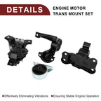 Engine Motor Trans Mount Set for Mitsubishi Lancer Ralliart 2.4L (2004–2006)