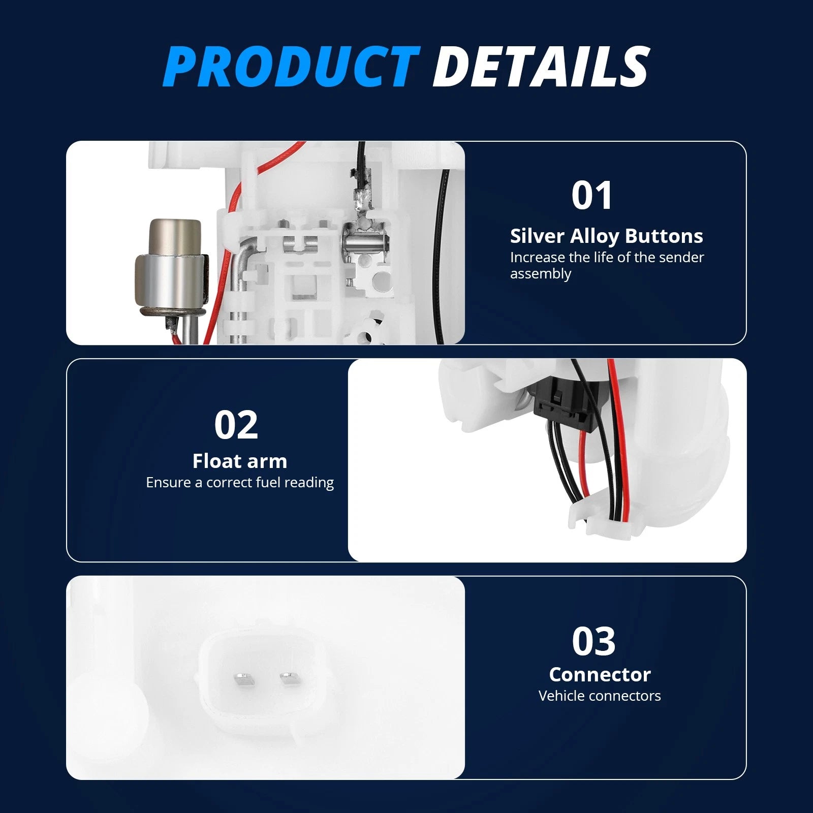 Fuel Pump Assembly for Yamaha YZF-R6 (2011–2016)