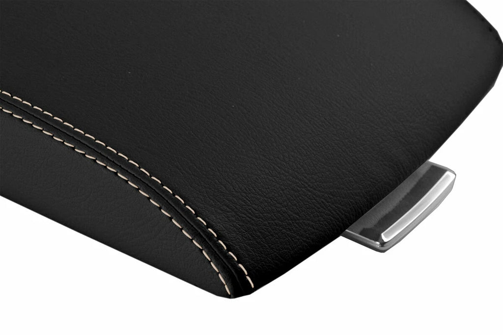 Armrest Cover for Ford Flex (2009–2019) Leather Beige Stitch