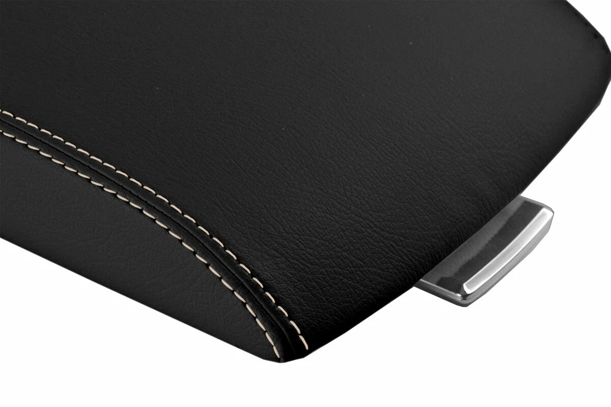 Armrest Cover for Ford Flex (2009–2019) Leather Beige Stitch