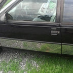 Luxury Rocker Panel Trim Set with Crease for Mercury Cougar 2D (1994–1995)