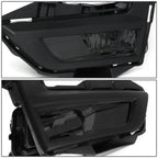 Pair of Smoked Lens Front Bumper Fog Lights for Rogue (2017–2018)