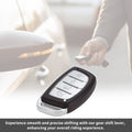 4 Button Key Fob Shell Case for Hyundai Tucson (2015-2021) Brown Silver Tone