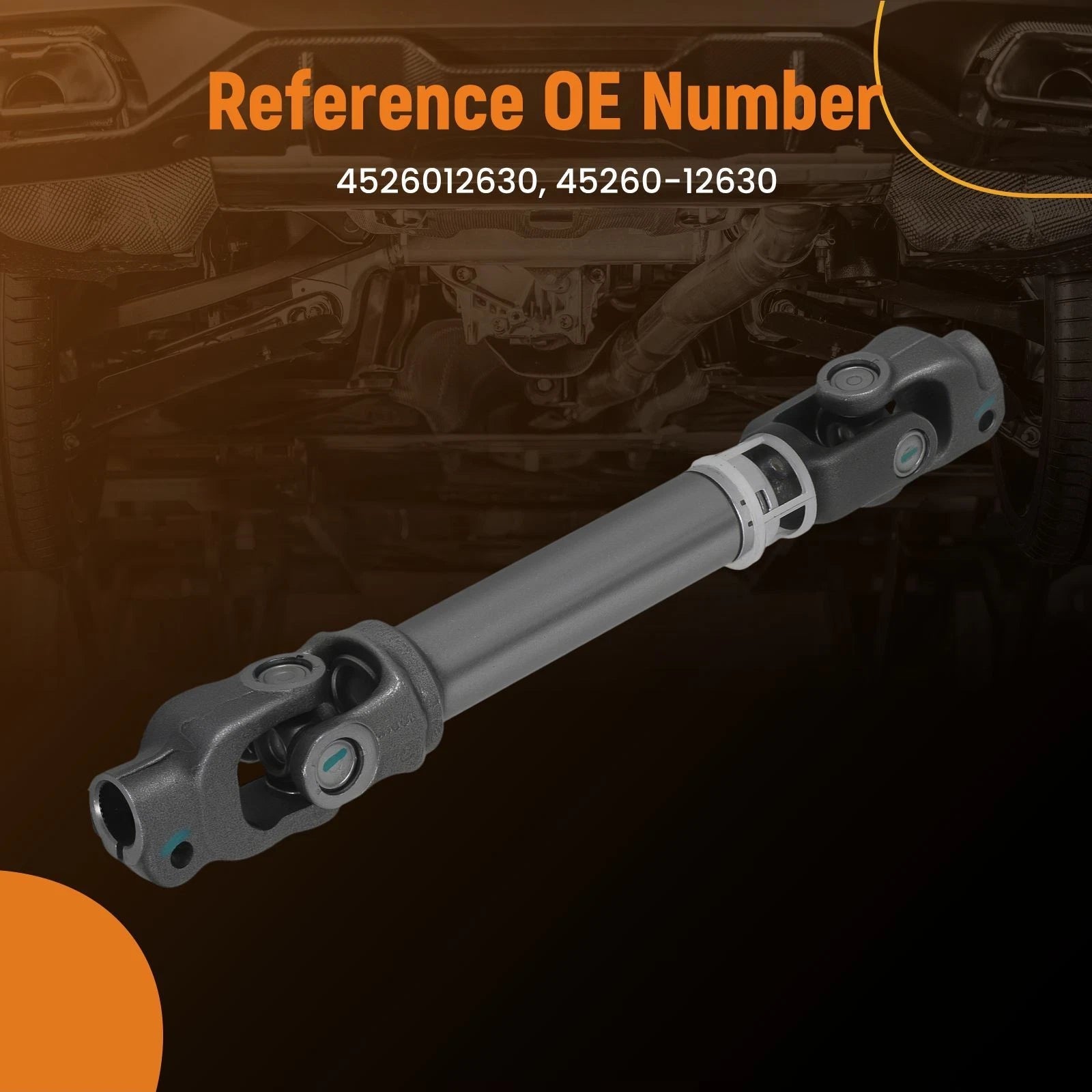 Lower Black Column Steering Shaft for Toyota Scion (2008–2015) 4526012630 Steel
